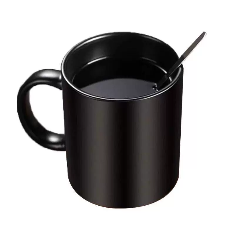 Ceramic coffee tea cup, high quality capacious set for beloved, light luxury style