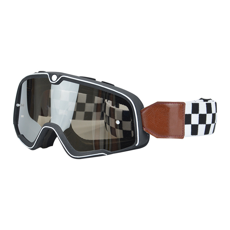 Fashion motorcycle speed reducing helmet goggles, high-definition windproof and dustproof off-road goggles_voghion.com