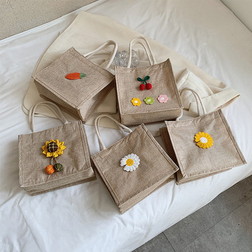 Summer small fresh lunch box bag for women Korean version ins single shoulder small shoulder bag for women fashionable outing portable handbag trend