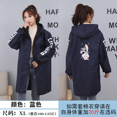 新款圍裙薄款罩衣春夏大人女時尚工作服防水防油家用廚房長袖外套