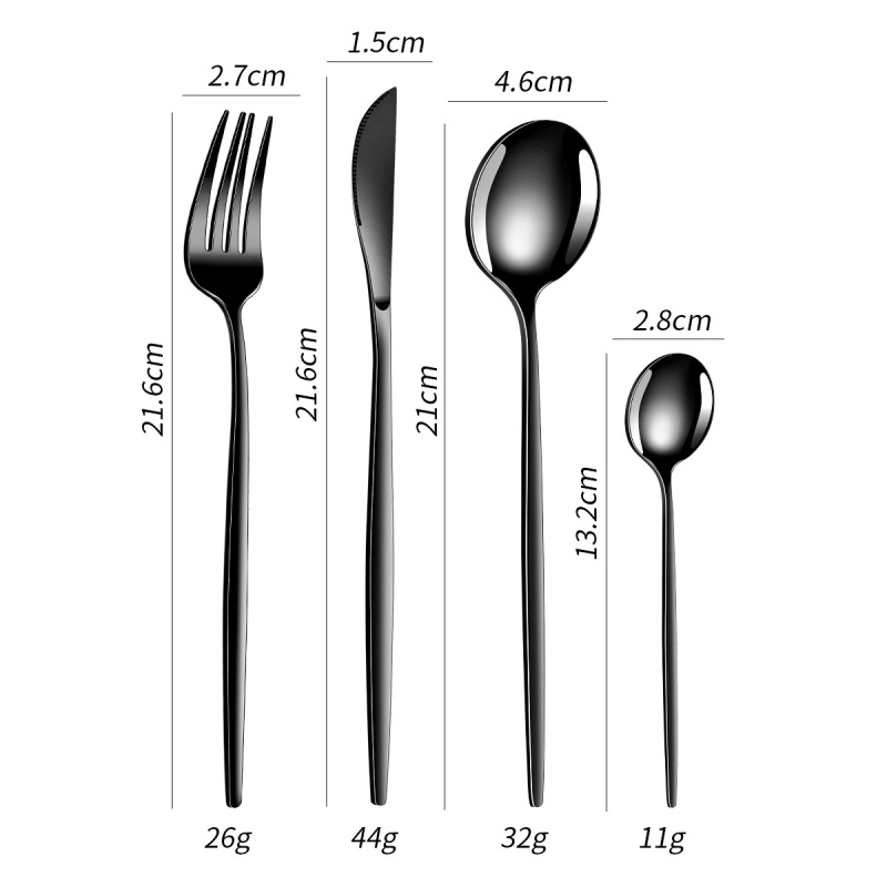 アマゾンステンレス食器ナイフフォークスプーンセット爆型ポルトガル食器4主件ステーキナイフフォークスプーン|undefined