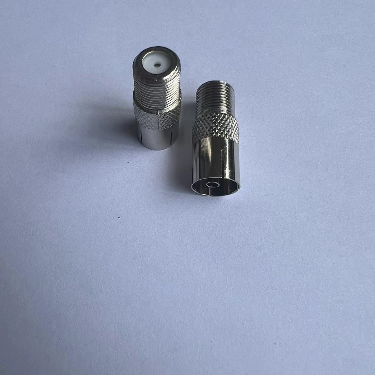 F «мама» на F «мама» проводной телевизор самодельная антенна головка видео RF разъем с бамбуковой головкой готовый к продаже