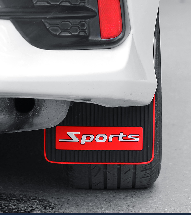 Cross-Border Hot-Selling Product: Universal Ultra-Soft Rubber Widened and Thickened Mud Flaps for Car Tires, Suitable for Off-Road Vehicles