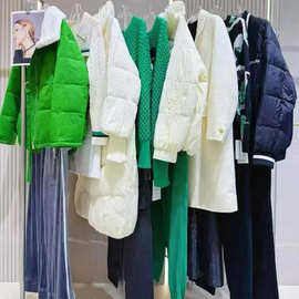 25冬木茜格轻奢风羽绒服双面呢上衣裤裙品牌折扣女装尾款清货批发