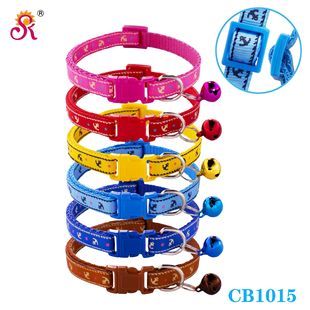 1.0 anchor print patch collar pet dog collar bell collar cat collar large in stock factory