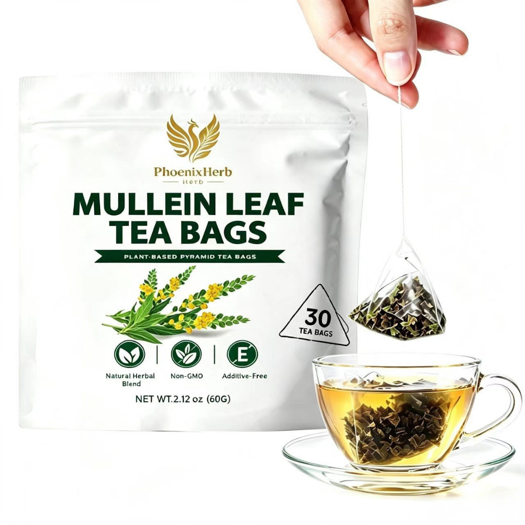 Seaweed Burdock Mineral Herbal Tea 60g Corn Fiber Pyramid Tea Bags Cold Brewed Sugar Free in use