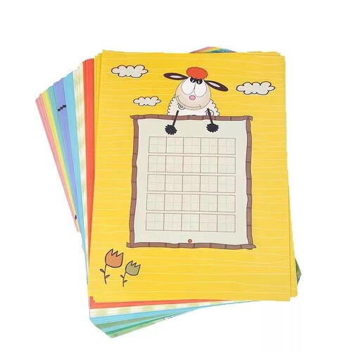 Hard pen calligraphy practice paper A4 calligraphy practice paper work paper rice grid primary school student pen creation competition paper