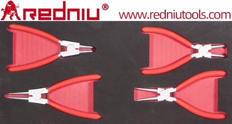 6寸卡簧钳四件套汽车维修五金工具组套