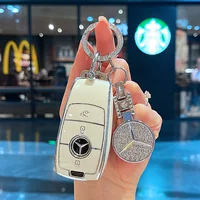 Mercedes e300l чехол для ключей c260l сумка c200l пряжка a200l корпус gle класс glc300l автомобиль gla200s400