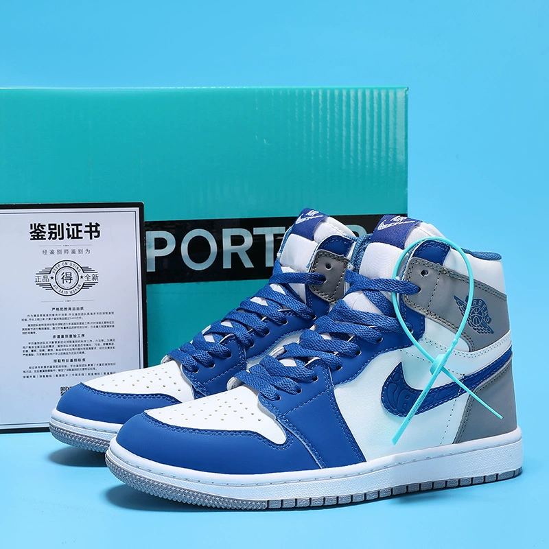 [Прямые продажи с завода] Мужские кроссовки AJ high-top темно-коричневые с перевернутым крючком настоящие dunk panda обувь Air Force No. 1 женские кроссовки
