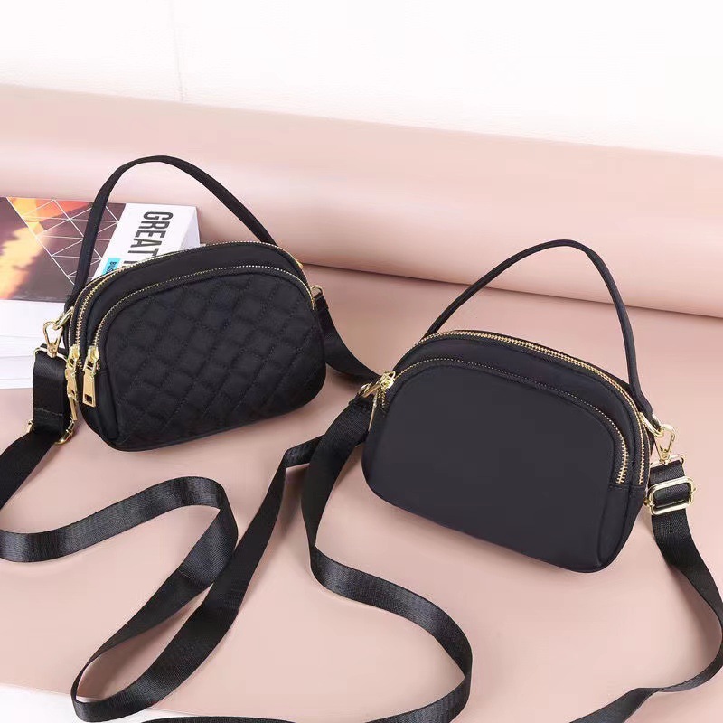 女包新款迷你手提包韩版时尚斜跨包牛津布小方包百搭单肩包手机包