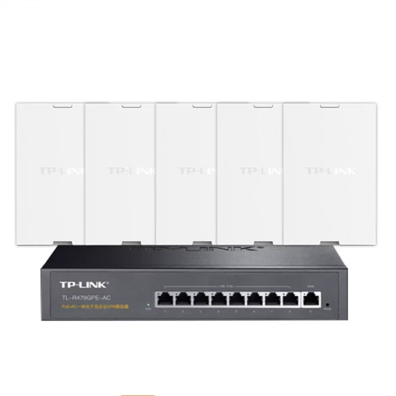 Панельный сетевой доступ Wi-Fi 6 TP-LINK с AX5400M двойной частоты, набор для отелей/вилл, охват сети