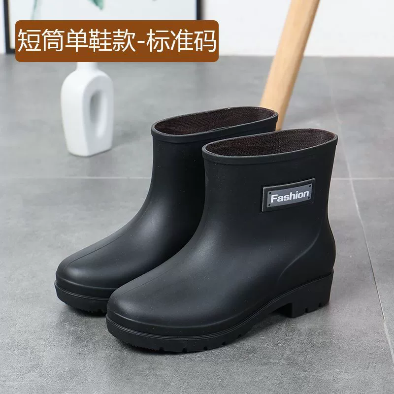 Дождевики для женщин нового стиля mid-calf дождевики для женщин взрослый стиль модная верхняя одежда корейский стиль водонепроницаемые обувь с противоскользящей толстой подошвой чехлы для обуви оптом
