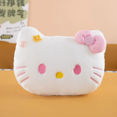toy pillow, Hello Kitty cartoon | Oyuncaq yastıqlar - pink-bow-and-flower-design-3040cm033kg