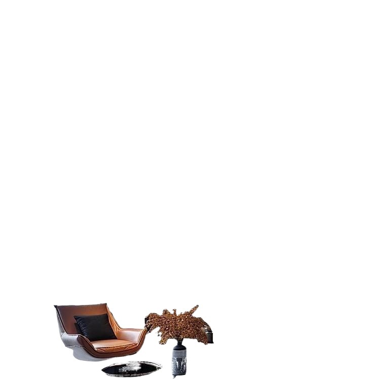 Lámpara de sala de estar de lujo ligera minimalista de estilo italiano