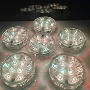 Underwater Light 2024 Remote Control Transformation Colorful Led10 Light Pool Light Fish Tank Light Fountain Light Diving Light