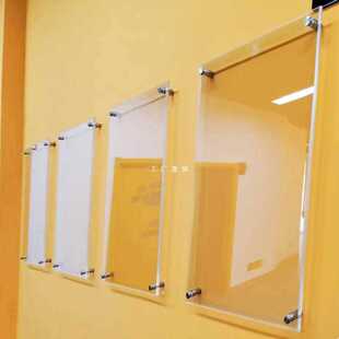 Acrylic Billboard Display Board Wall-Mounted Double-Layer Clip-On Poster Frame Company Promotional Board Display Board System Board