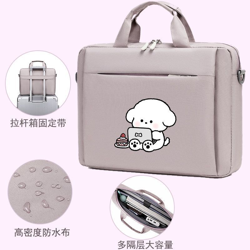 Suitable for Lenovo Xiaoxin 16 Apple 13.3 Huawei Hp 14 Satchel Shoulder Laptop Bag for Women 15.6inch Suitable for Lenovo Xiaoxin 16 Apple 13.3 Huawei Hp 14 Satchel Shoulder Laptop Bag for Women 15.6inch