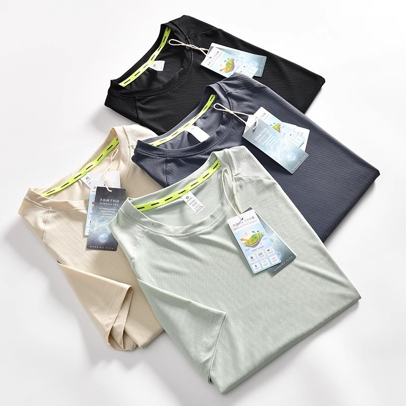 sports quick dry thin breathable elastic T-shirt