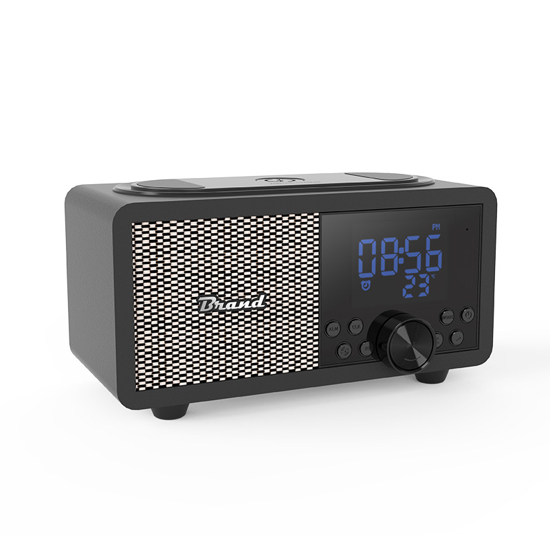FM-Radio aus Holz, kabellos aufladbarer Bluetooth-Lautsprecher_voghion.com