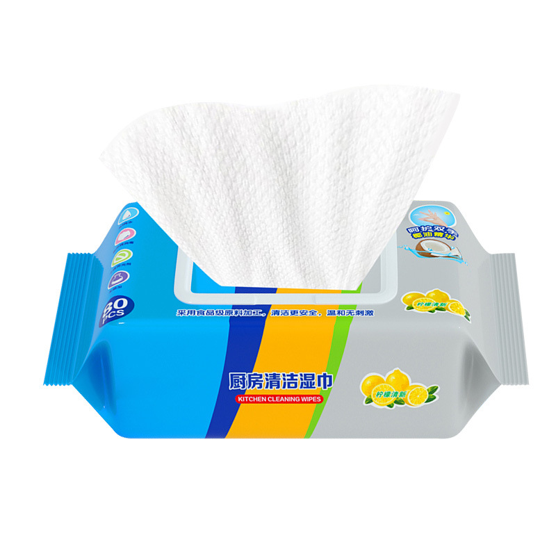 Toalla de papel húmeda de cocina doméstica toalla especial de limpieza para eliminación de contaminación de aceite pesado toalla de limpieza de papel de limpieza para eliminación de aceite toalla húmeda de descontaminación