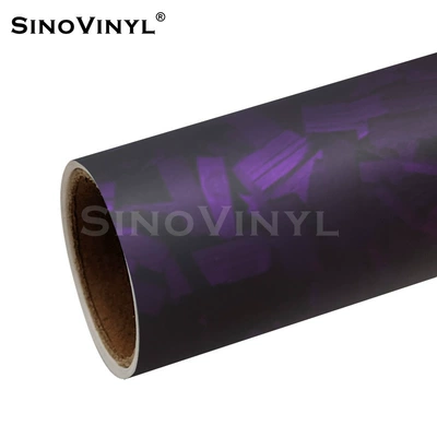 Automotive Film — Laser Car Color-Changing Film Rearview - 15217-m-pet-dumb-face-flower-carbon-purple