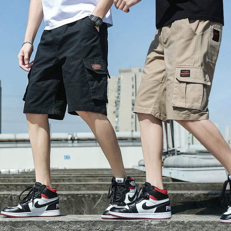 Хлопчатобумажные шорты для мужчин летом прилив