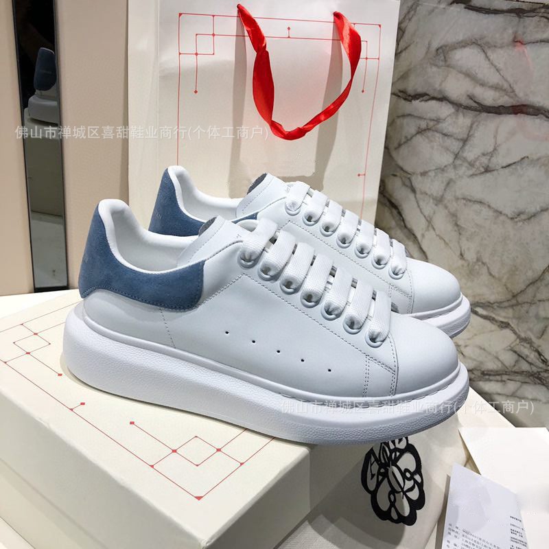 McQueen üslubunda qadın idman ayaqqabısı, qalın altlıq, böyük ölçülər