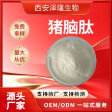 猪脑肽猪脑来源现货现发水溶无沉淀类白色粉末固体饮料压片糖果液