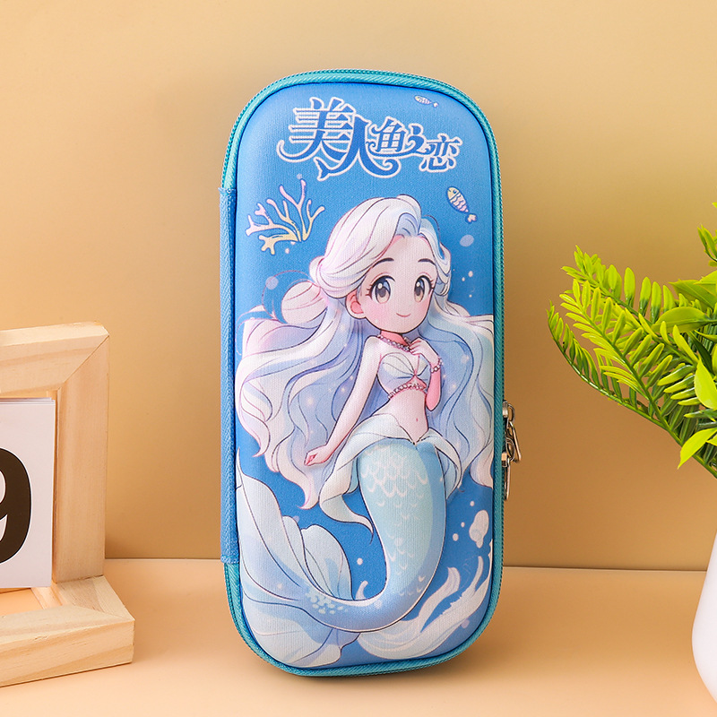 Estuche de papelería tridimensional EVA3D para estudiantes Estuche para lápices de dibujos animados para niños Estuche para lápices de gran capacidad de alto valor Bolso de papelería lindo