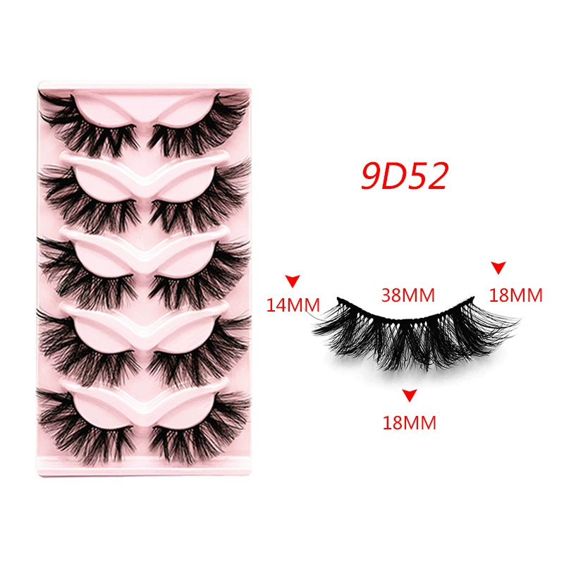 False Eyelashes Cat-Eye 3D, European Style, Assorted Styles (Multiple Specifications)