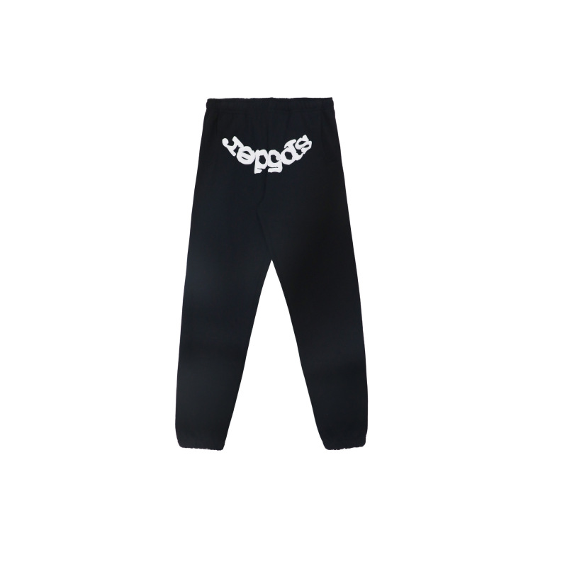 Sp1derヒップホップ歌手Young Thugと同じスタイルのフォームレター555555カップル用パーカーPinkスウェットシャツ|undefined