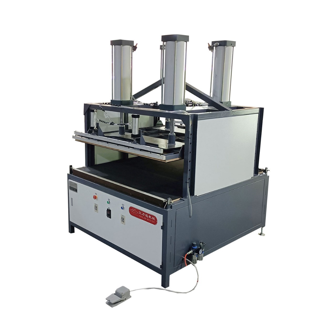 大型四气缸枕头软垫真空压缩包装封口机