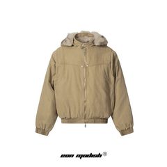 Eon Modish 25冬季New实拍美式高品质简约百搭短款连帽棉服外套
