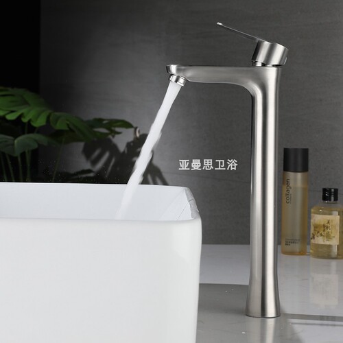 Single cold faucet balcony wash basin single hole above table basin wash basin bathroom bathroom cabinet basin basin faucet