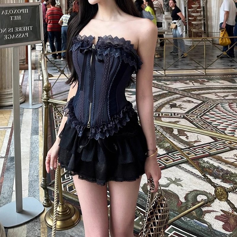Design summer skirt with bow