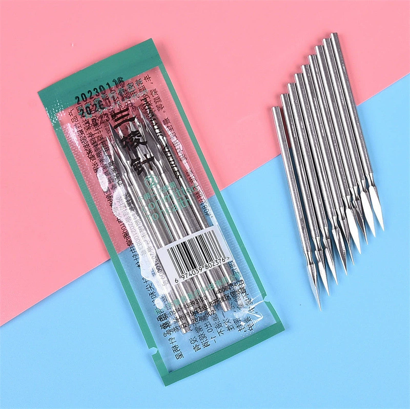 Медицинская треугольная игла большой маленький размер традиционной китайской медицины кровопускание Акупунктура коллатерали игла кровопускная игла красота игла от прыщей 10 шт. оптом