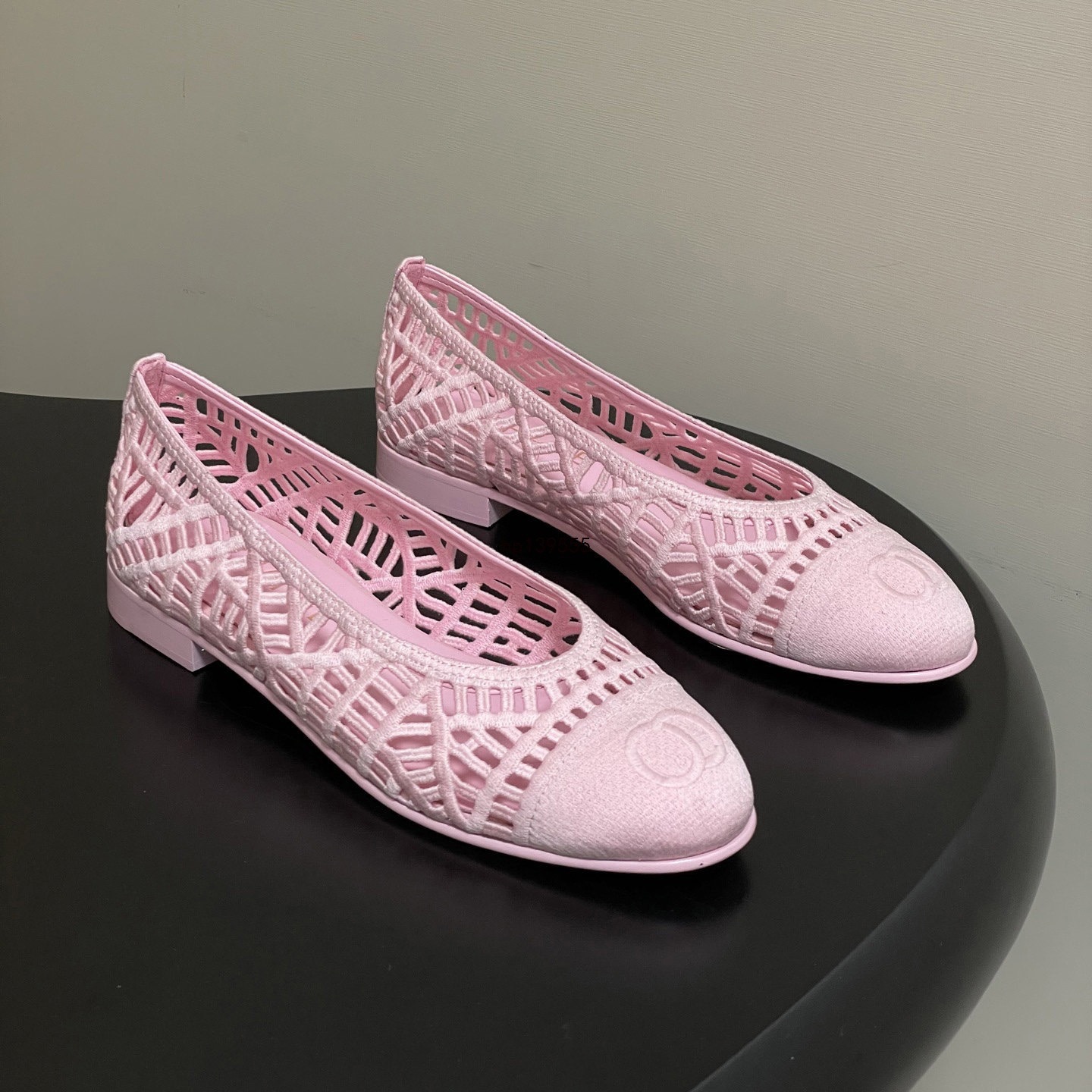 Quality Shoes -style Flat Bow Shallow-cut New Model Genuine Color-blocking Full Leather Elegant Ballet Shoes_vogvips.com