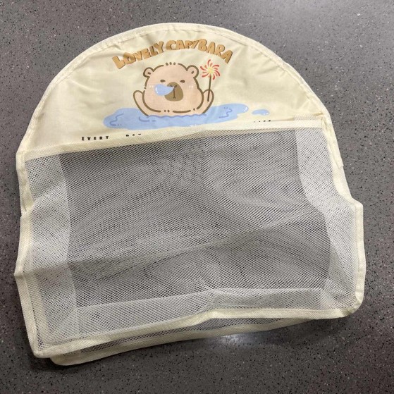 Bolsa de almacenamiento para colgar ropa interior y calcetines, bolsa de malla para organización de armarios, organizador para la parte trasera de la puerta del dormitorio del hogar.