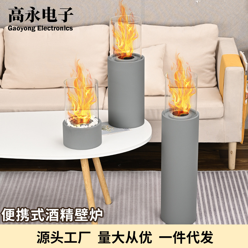 Portable Home Stove Mini Fire Pit Multi-Specification Real Fire Heating Small Stove Energy-Saving Heating