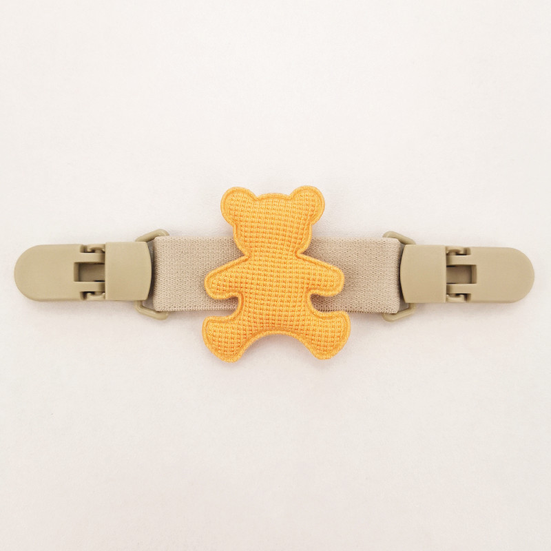 INS estilo coreano clip de suspensión oso pantalones de tirantes para niños clip anti-caída clip de la correa del hombro soporte de la falda de la suspensión antideslizante artefacto de hombro