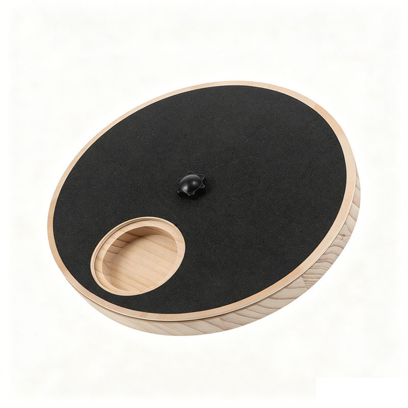 Madera transfronteriza rotativa antideslizante para mascotas rascar tablero de juguetes para perros garras de protección de comida lenta bandeja caja de almacenamiento de alimentos image 7