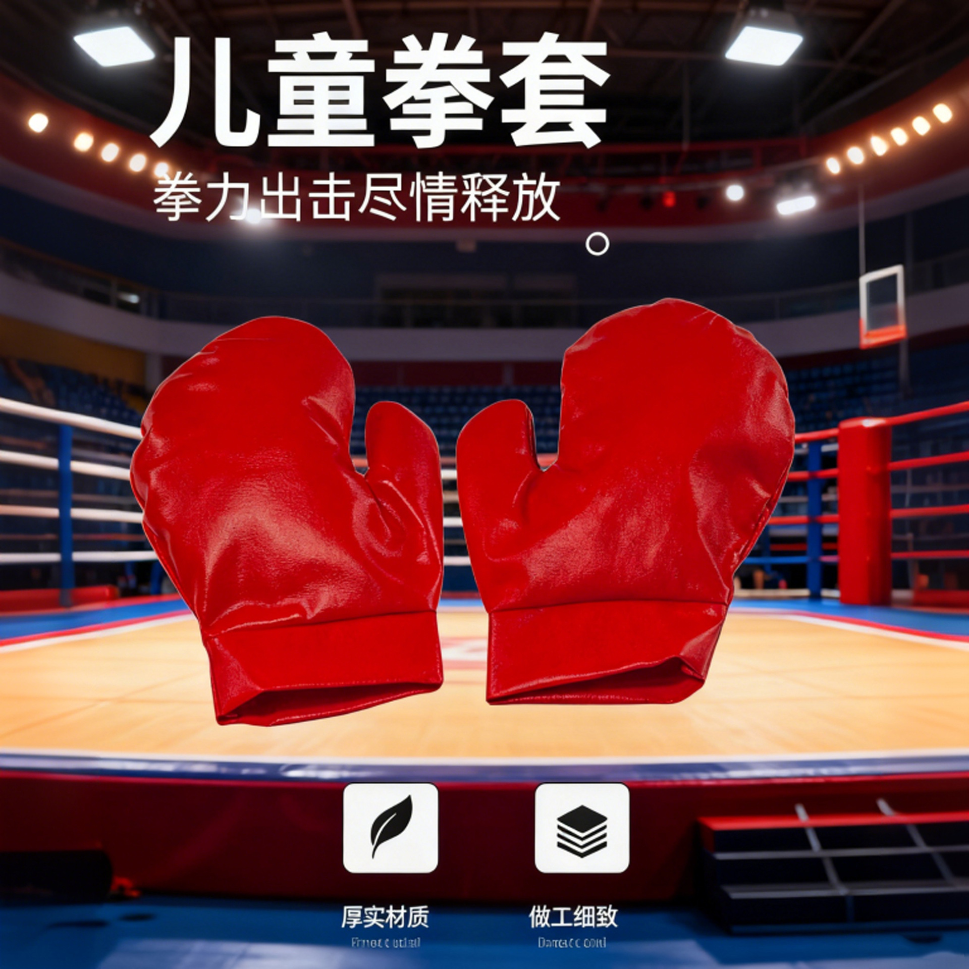 Boxing Gloves for Men and Women, Unisex Training Gloves for Fighting, Punching Bags, Children's Protective Wrist Guards, Durable for Boys