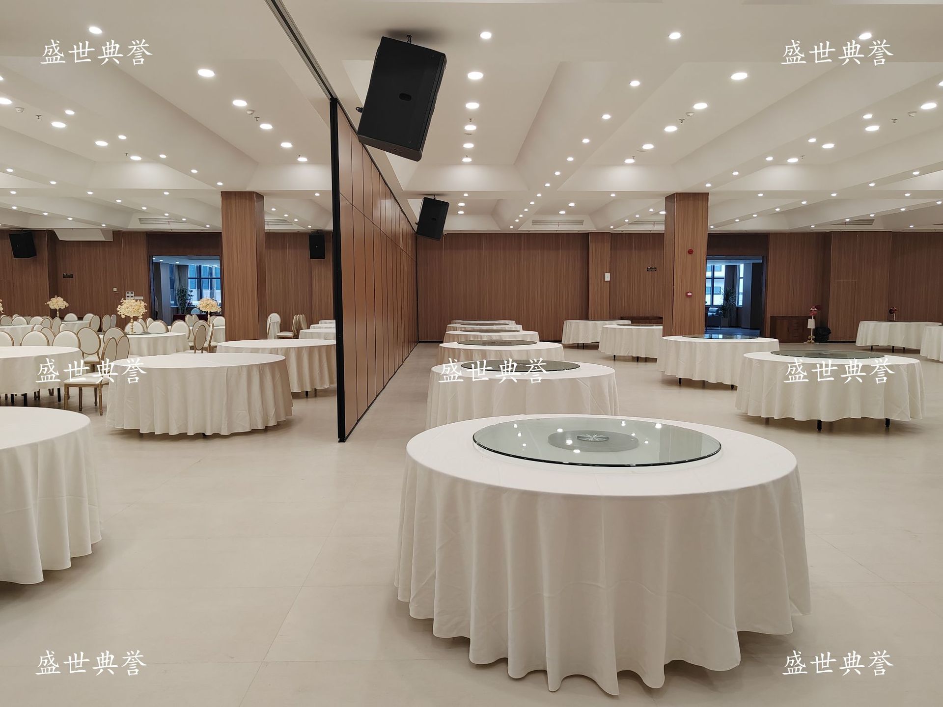 宁波厂家直销餐饮布草酒店宴会厅台布餐厅婚宴纯色桌布家宴圆桌布详情13