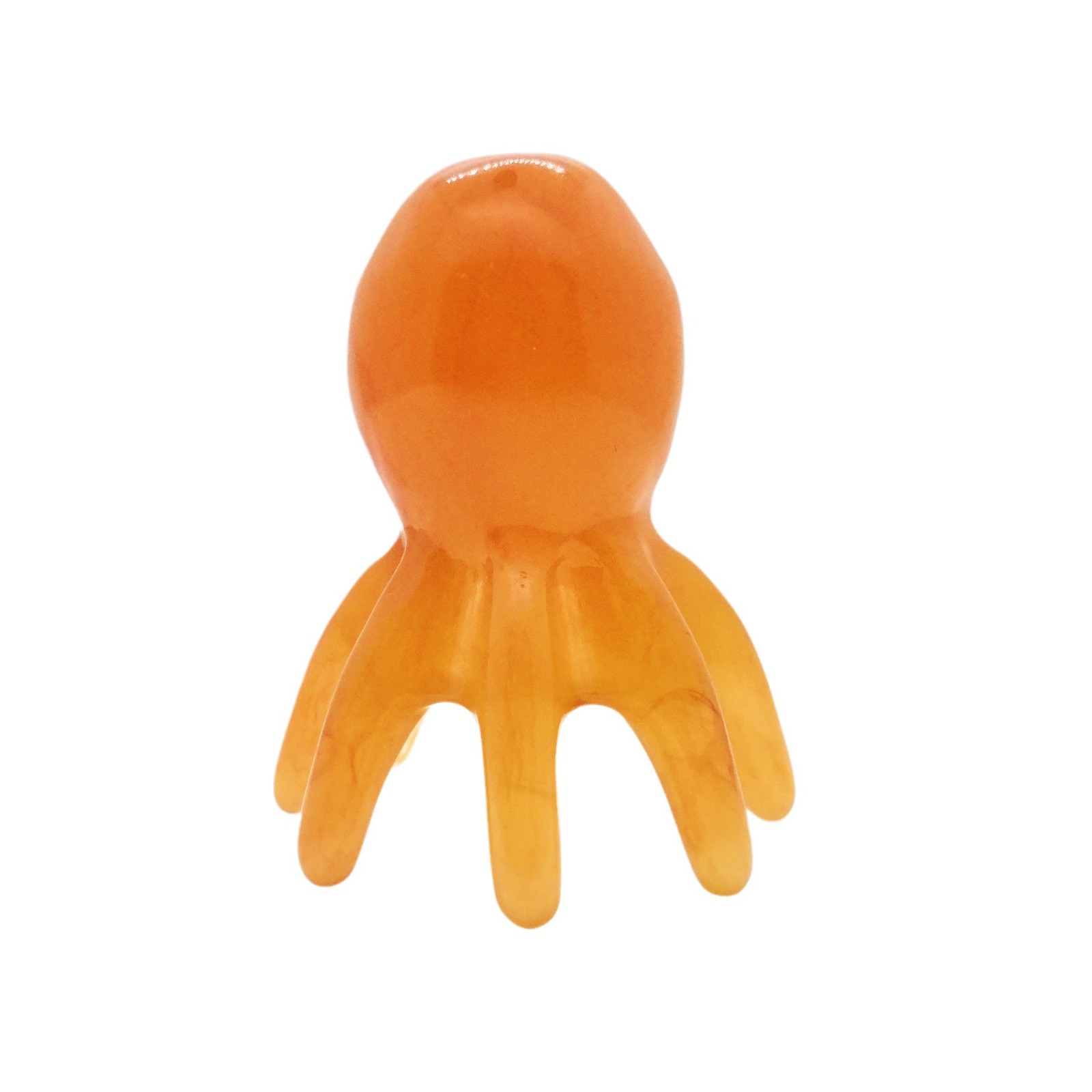 Directa de fábrica de resina pulpo masaje peine cabeza Meridiano peine masaje facial material entero engrosada peine de dientes anchos