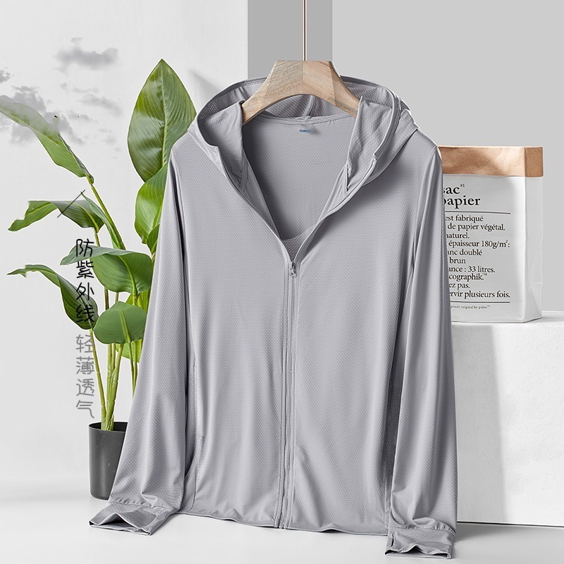 Trajes de protección solar transfronterizos anti-UV, ropa de protección solar para hombres y mujeres, ropa de piel, abrigo ligero de verano, ropa de pesca