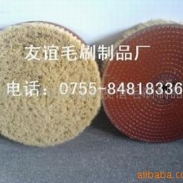 毛刷厂电木板刷耐高温抛光剑麻圆盘刷毛刷盘植毛批发深圳