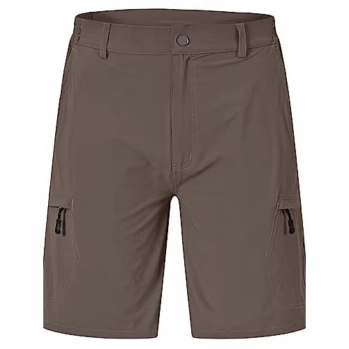 Men's 9inch Quick-Dry Lightweight Outdoor Work Travel Golf Casual Multi-Pocket Shorts