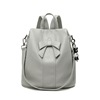 Trend backpack, summer shoulder bag, fashionable cute travel bag with bow, anti-theft, Korean style