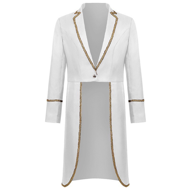 クロスボーダー新作紳士服ヨーロッパとアメリカの中世レトロ宮殿スタイルタキシードフェイクツーピースコートプロムドレス在庫あり|undefined